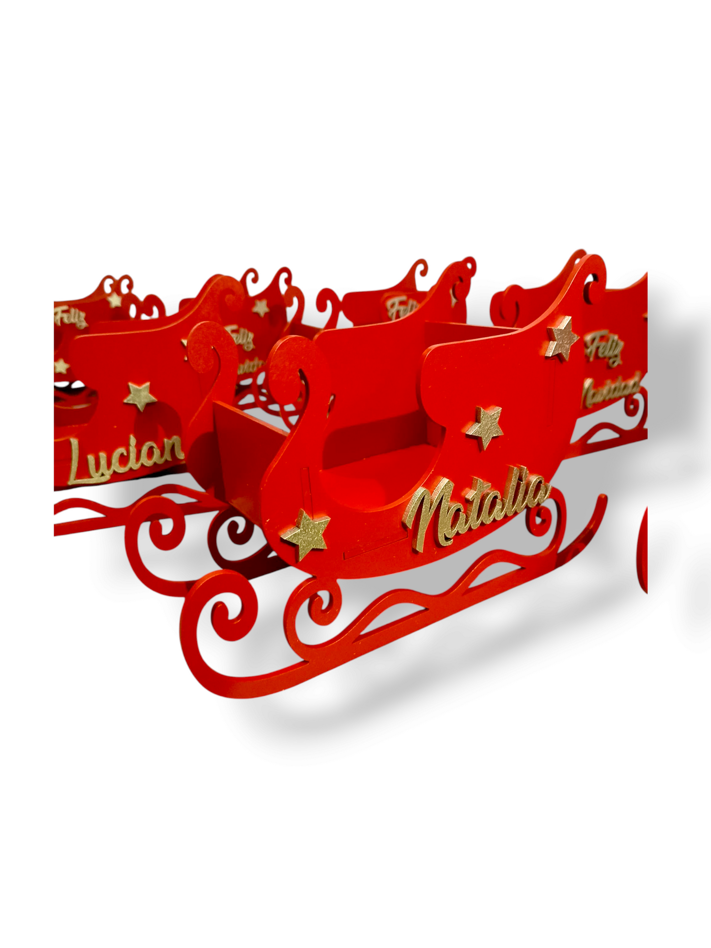 Paquete Dulceros Trineo Navideño