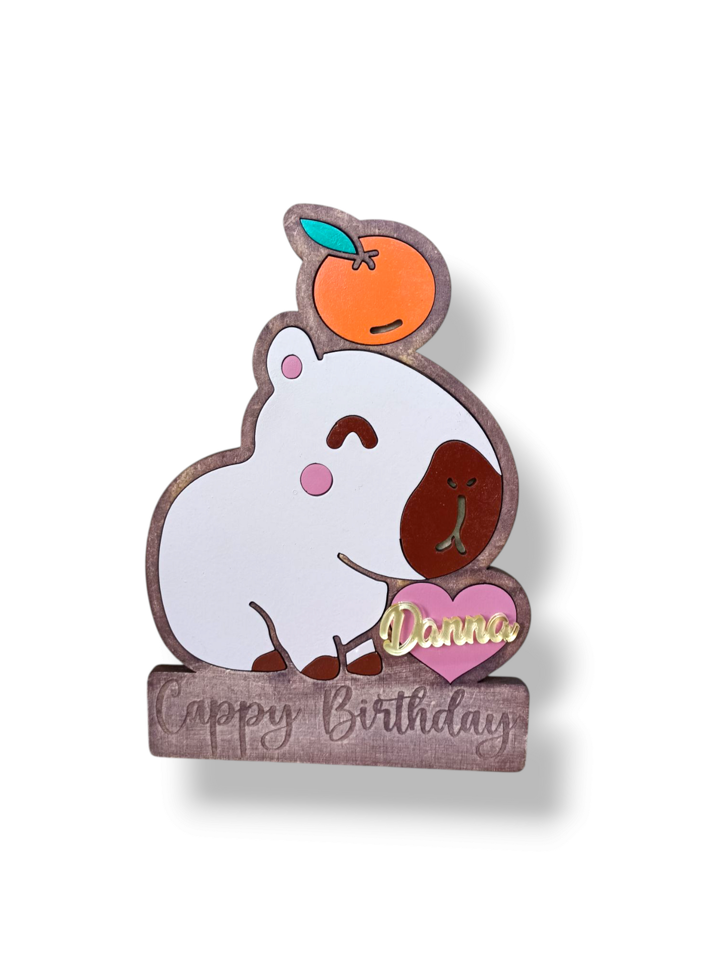 Paquete Dulceros Cappy Birthday Naranja