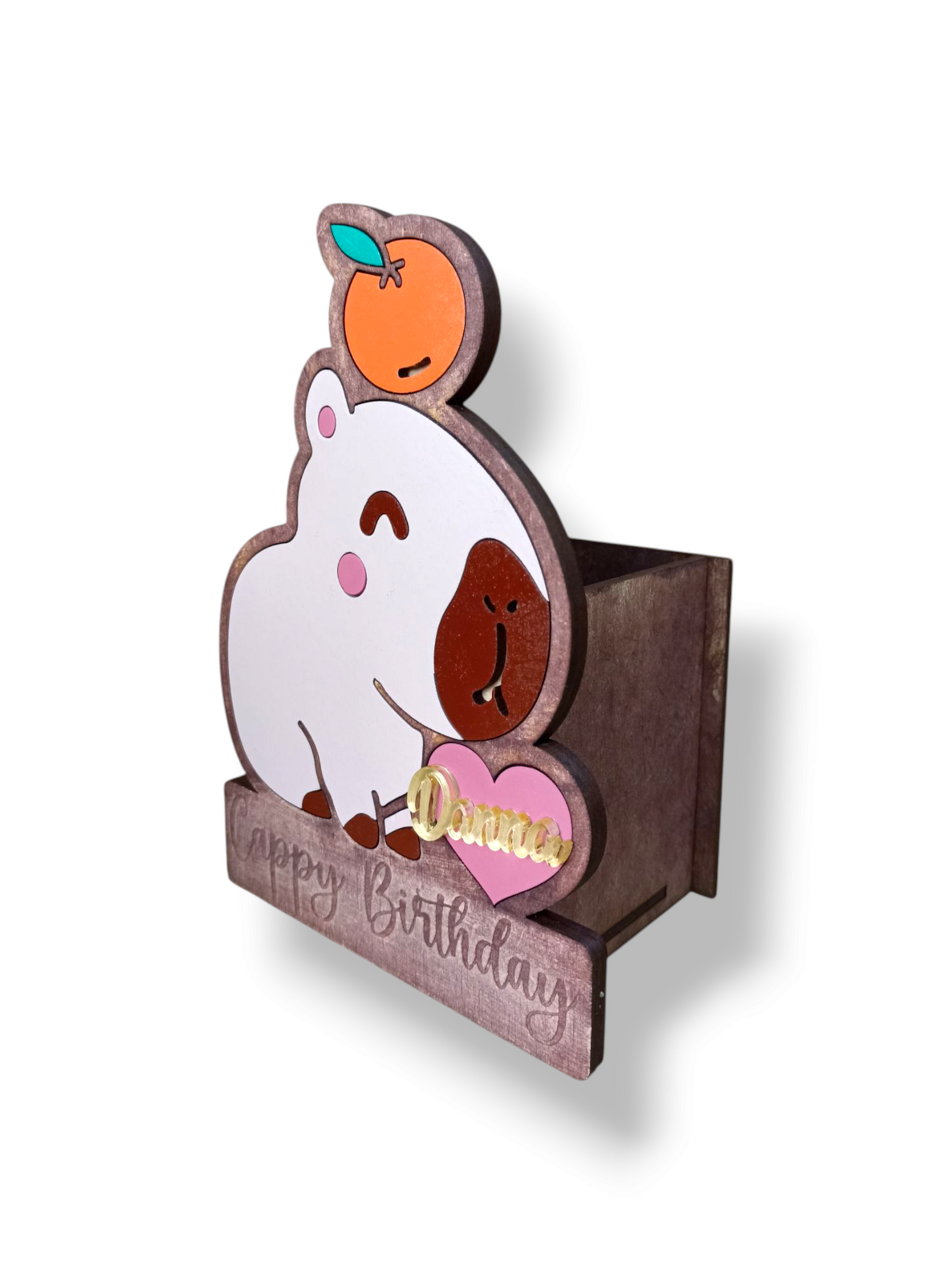 Paquete Dulceros Cappy Birthday Naranja