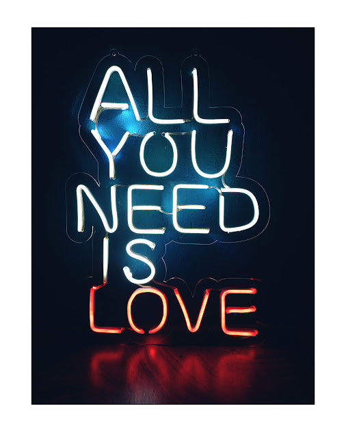 All You Need Is Love Neón Led