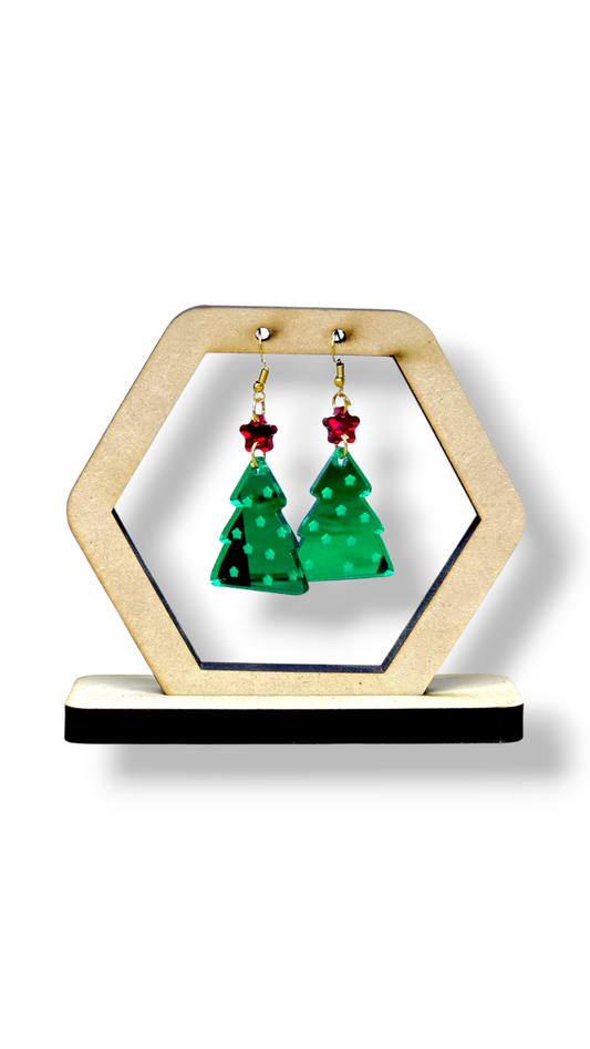 Aretes Arbolito Navideño