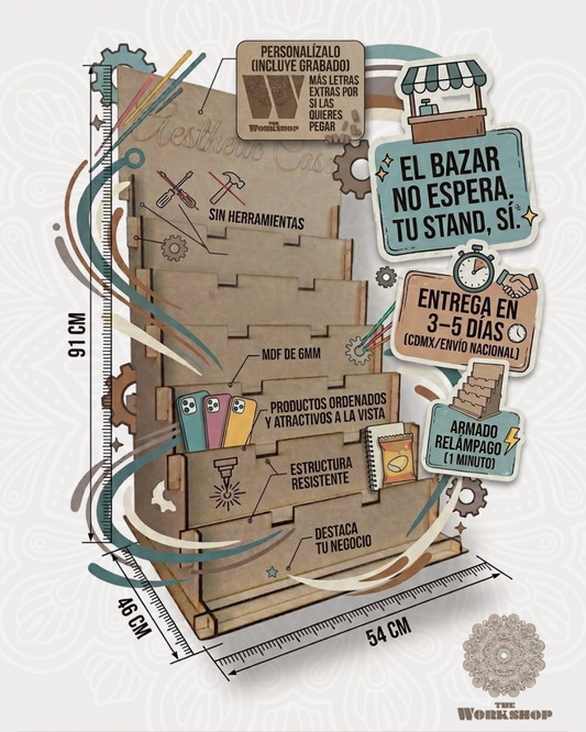 Stand Desarmable para Bazares y Tiendas