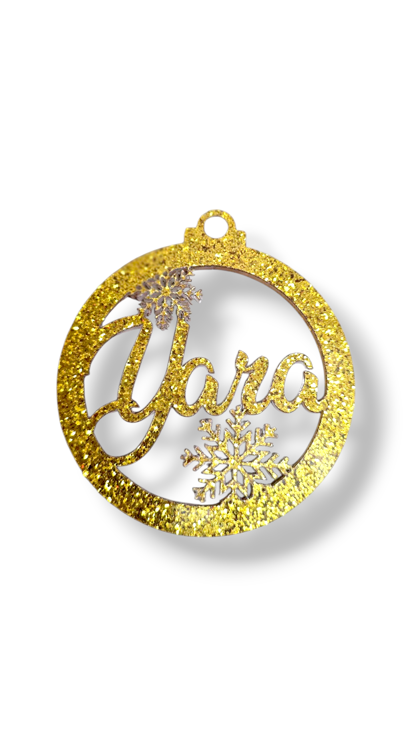 Pack Esferas Copos Acrílico Glitter