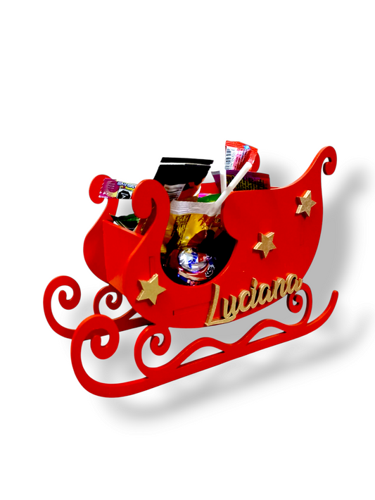 Paquete Dulceros Trineo Navideño