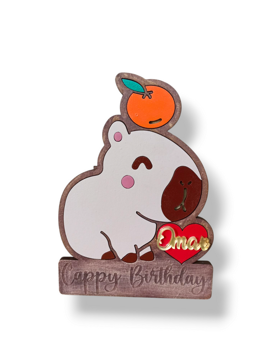 Paquete Dulceros Cappy Birthday Naranja