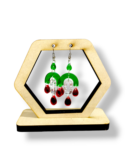 Aretes Tricolor
