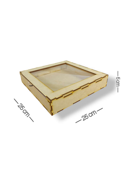 Caja Organizadora con Tapa de Acrílico