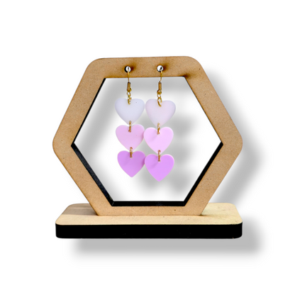 Aretes Love Pastel