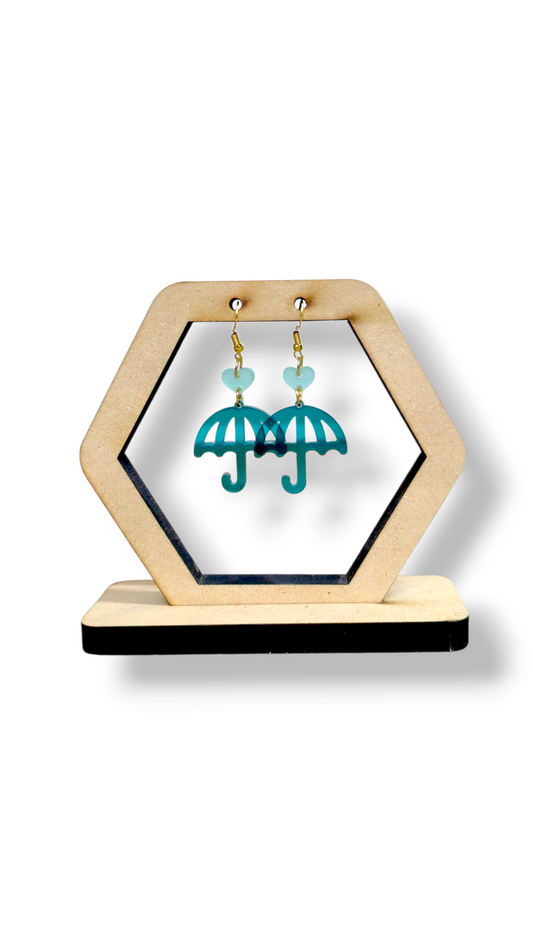 Aretes Amor Bajo la Lluvia