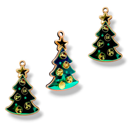 Esfera Espejo Arbol Navideño Personalizada