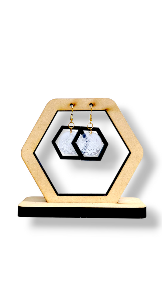 Aretes Colmena Mandala