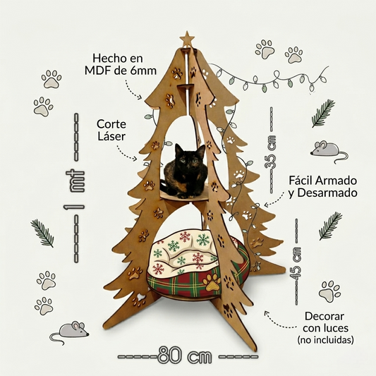 Árbol de Navidad para Gatos