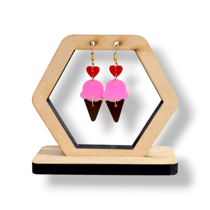 Aretes Helado Love