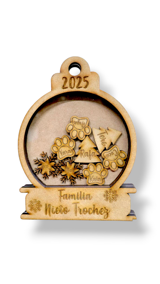 Esfera Navideña Shaker