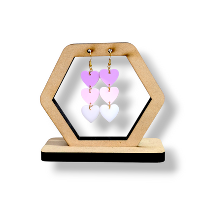 Aretes Love Pastel
