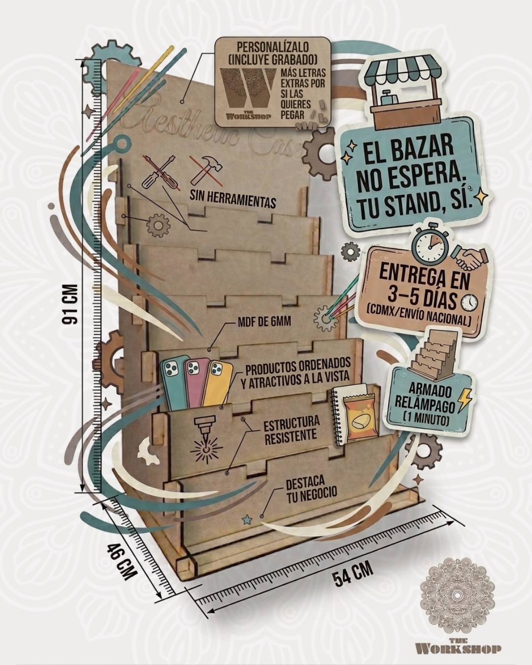 Stand Desarmable para Bazares y Tiendas